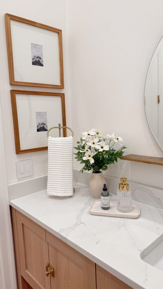 Christine Andrew's powder bathroom update